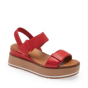 Caslon red platform shoes
